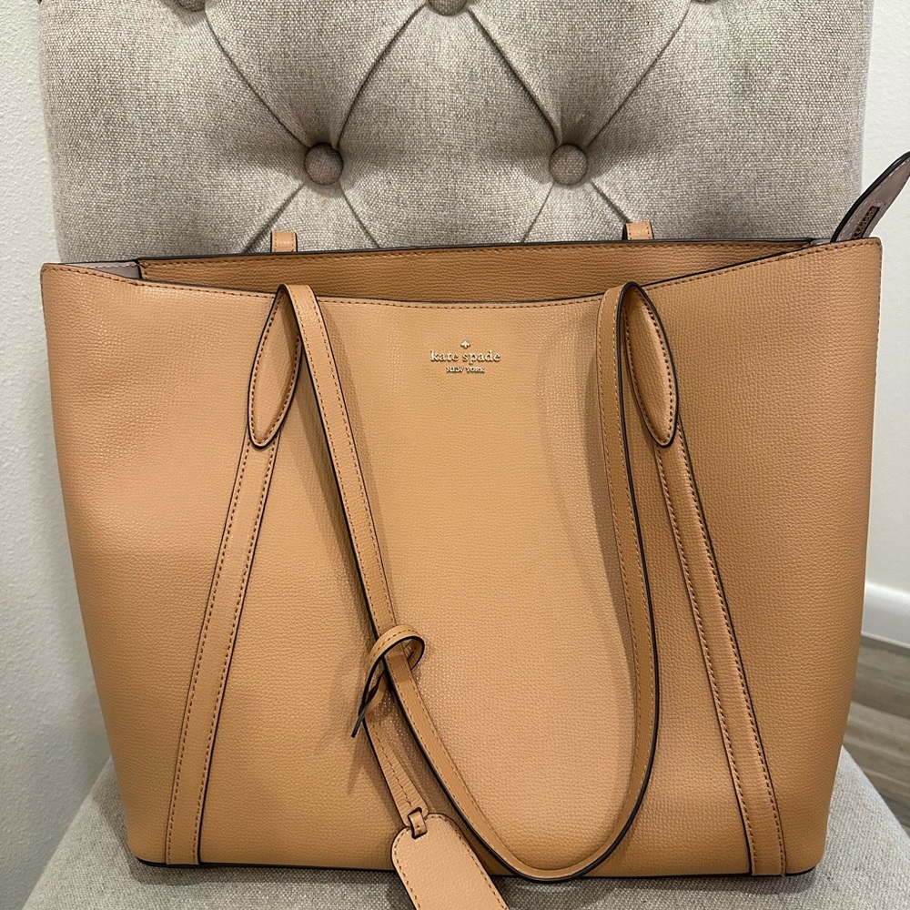 Kate Spade Camel Leather Tote